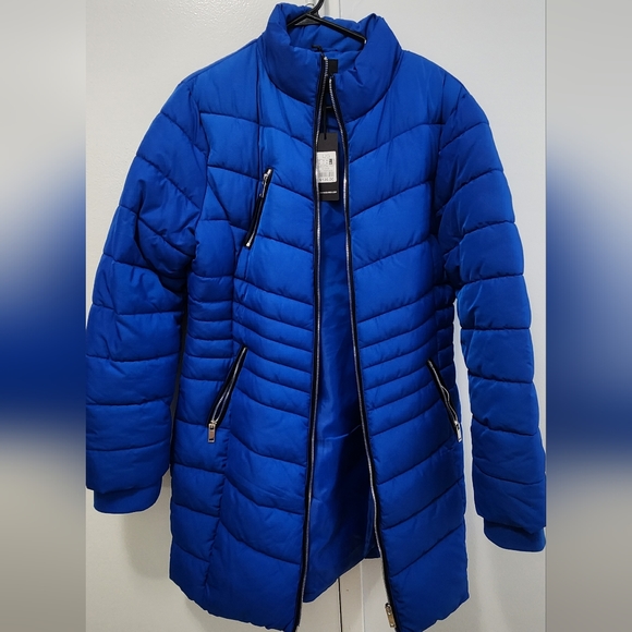 NWT Forever 21 NWT Blue Jacket size Large - Picture 1 of 7